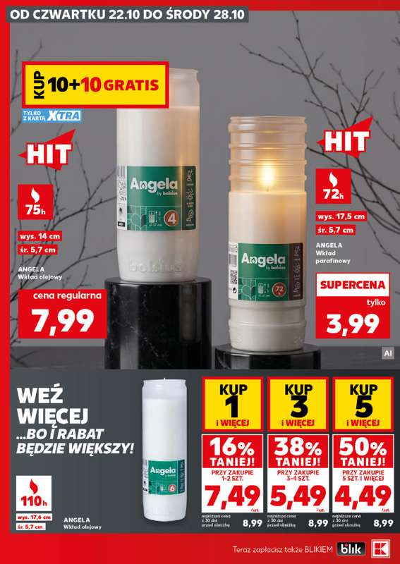 Kaufland - gazetka promocyjna Oferta Kaufland - Znicze od czwartku 22.10 do środy 28.10 - strona 16