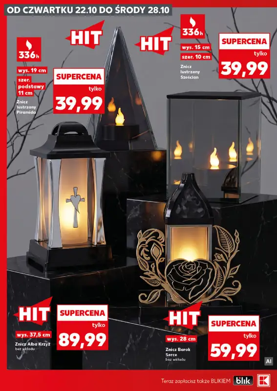 Kaufland - gazetka promocyjna Oferta Kaufland - Znicze od czwartku 22.10 do środy 28.10 - strona 12