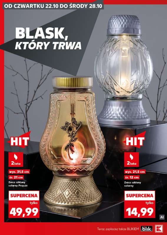Kaufland - gazetka promocyjna Oferta Kaufland - Znicze od czwartku 22.10 do środy 28.10 - strona 14