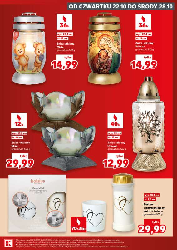 Kaufland - gazetka promocyjna Oferta Kaufland - Znicze od czwartku 22.10 do środy 28.10 - strona 7