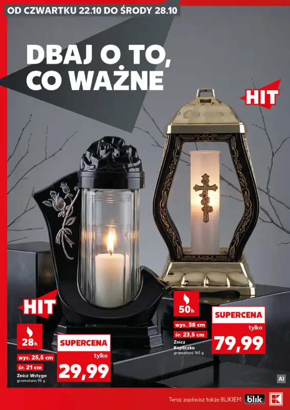 Kaufland - gazetka promocyjna Oferta Kaufland - Znicze od czwartku 22.10 do środy 28.10 - strona 10