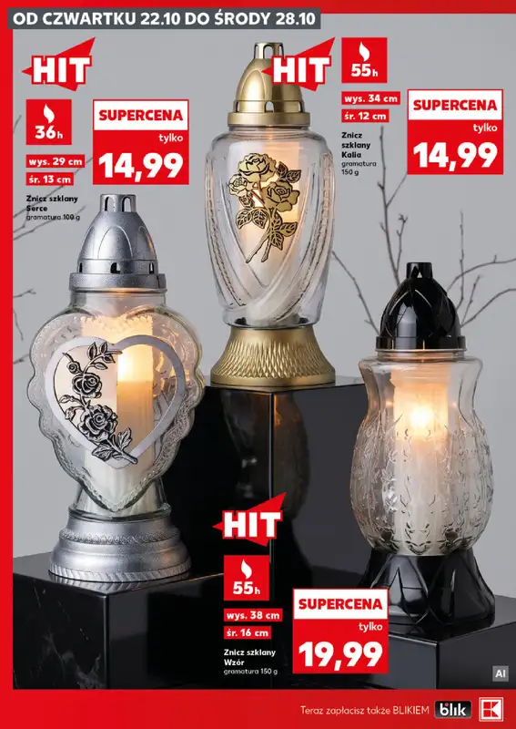 Kaufland - gazetka promocyjna Oferta Kaufland - Znicze od czwartku 22.10 do środy 28.10 - strona 4