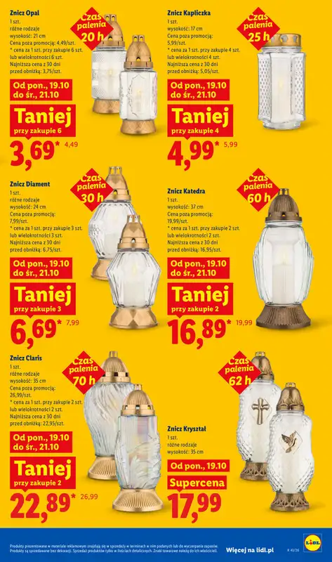 Lidl - gazetka promocyjna Oferta od poniedziałku od poniedziałku 19.10 do środy 21.10 - strona 99