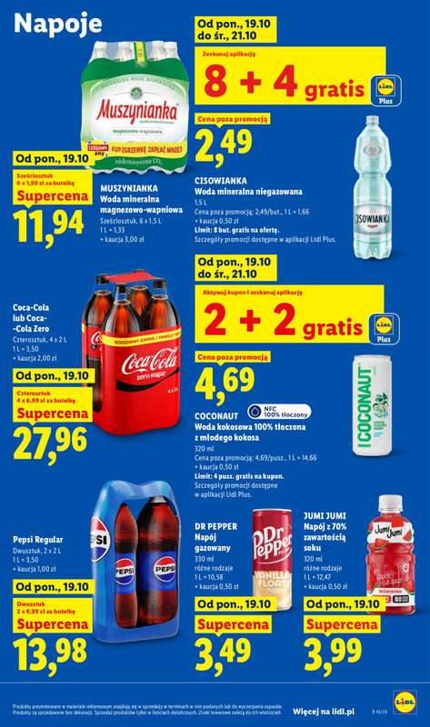 Lidl - gazetka promocyjna Oferta od poniedziałku od poniedziałku 19.10 do środy 21.10 - strona 85