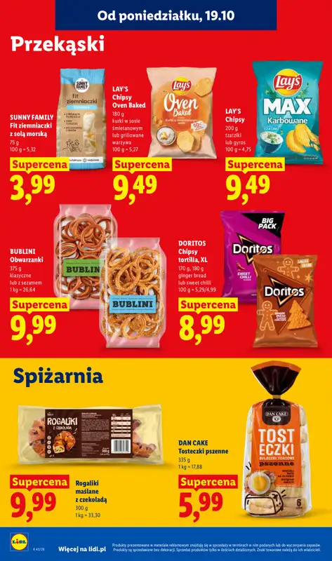 Lidl - gazetka promocyjna Oferta od poniedziałku od poniedziałku 19.10 do środy 21.10 - strona 88