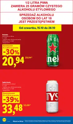 Lidl - gazetka promocyjna Oferta od poniedziałku od poniedziałku 19.10 do środy 21.10 - strona 26