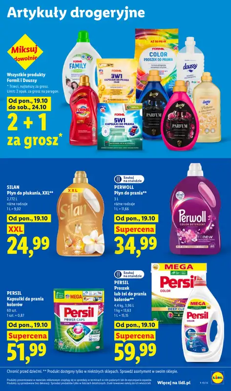 Lidl - gazetka promocyjna Oferta od poniedziałku od poniedziałku 19.10 do środy 21.10 - strona 95