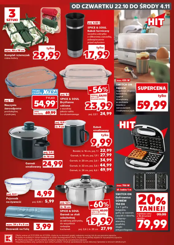 Kaufland - gazetka promocyjna Oferta Kaufland - Non Food od czwartku 22.10 do środy 04.11 - strona 5