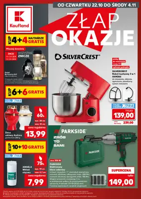 Kaufland - gazetka promocyjna Oferta Kaufland - Non Food od czwartku 22.10 do środy 04.11
