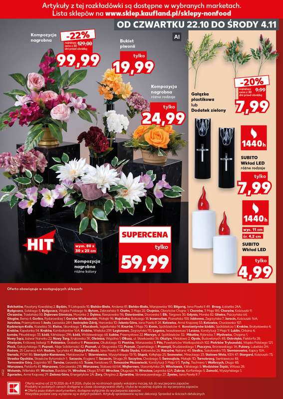 Kaufland - gazetka promocyjna Oferta Kaufland - Non Food od czwartku 22.10 do środy 04.11 - strona 17