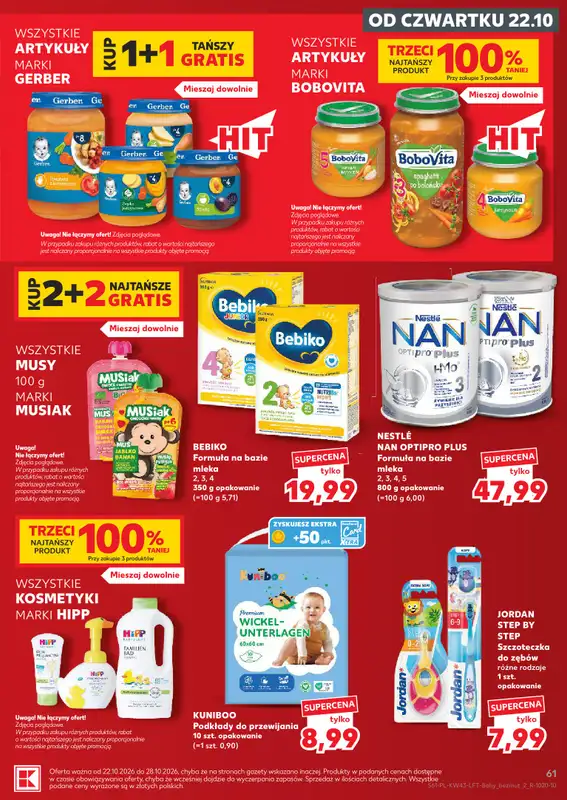 Kaufland - gazetka promocyjna Gazetka Tygodnia od czwartku 22.10 do środy 28.10 - strona 61