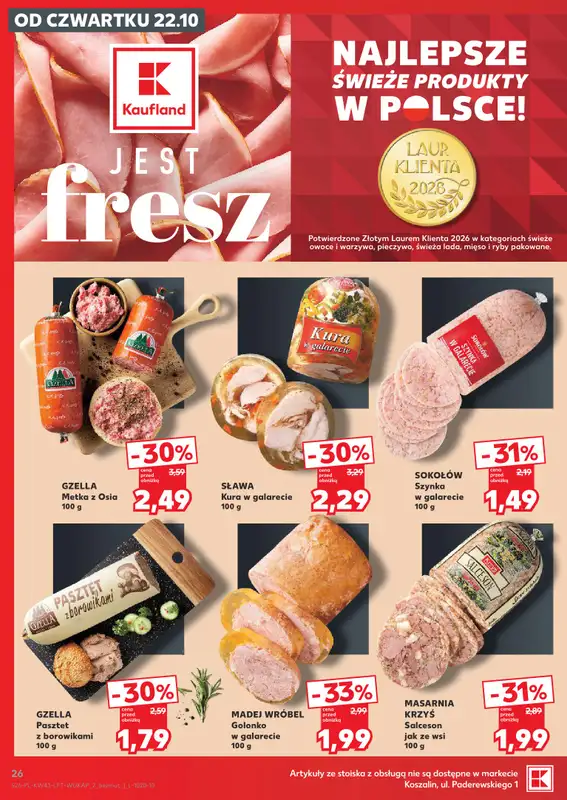 Kaufland - gazetka promocyjna Gazetka Tygodnia od czwartku 22.10 do środy 28.10 - strona 26