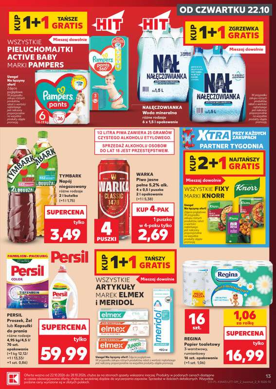 Kaufland - gazetka promocyjna Gazetka Tygodnia od czwartku 22.10 do środy 28.10 - strona 13