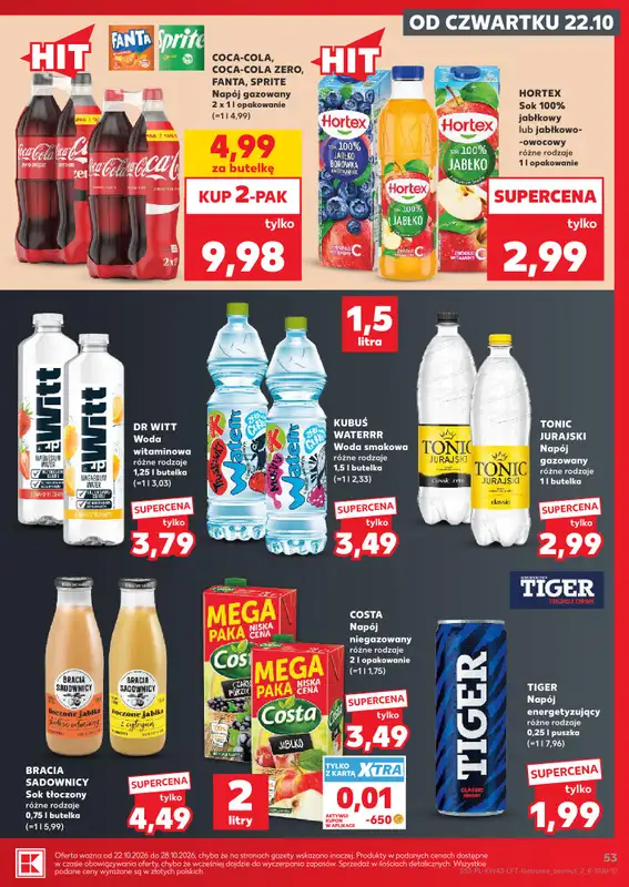 Kaufland - gazetka promocyjna Gazetka Tygodnia od czwartku 22.10 do środy 28.10 - strona 53