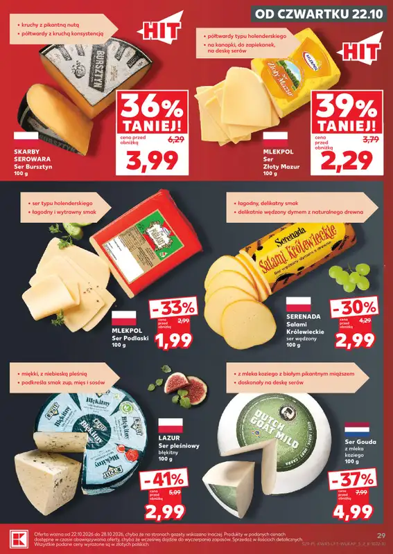 Kaufland - gazetka promocyjna Gazetka Tygodnia od czwartku 22.10 do środy 28.10 - strona 29