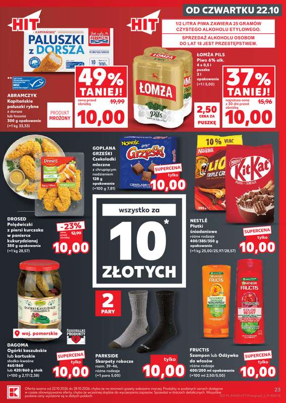Kaufland - gazetka promocyjna Gazetka Tygodnia od czwartku 22.10 do środy 28.10 - strona 23