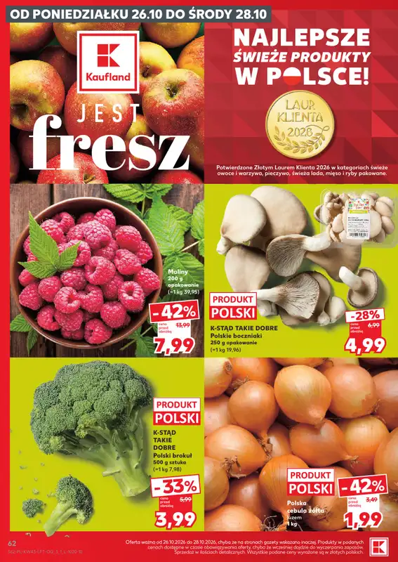 Kaufland - gazetka promocyjna Gazetka Tygodnia od czwartku 22.10 do środy 28.10 - strona 62