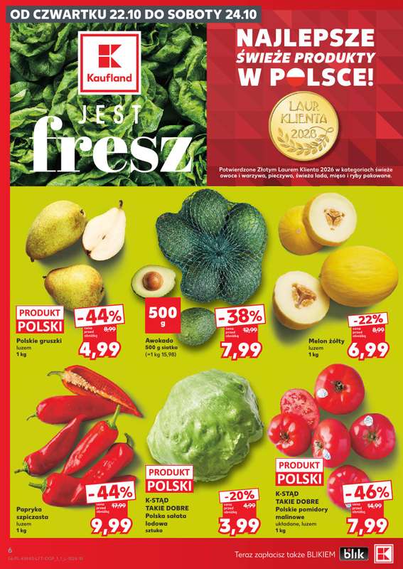 Kaufland - gazetka promocyjna Gazetka Tygodnia od czwartku 22.10 do środy 28.10 - strona 6