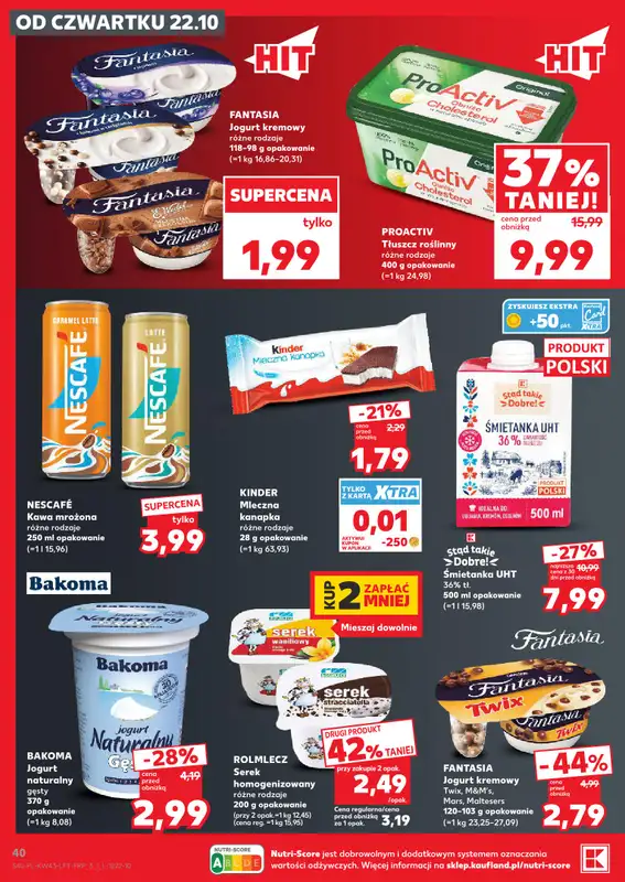 Kaufland - gazetka promocyjna Gazetka Tygodnia od czwartku 22.10 do środy 28.10 - strona 40