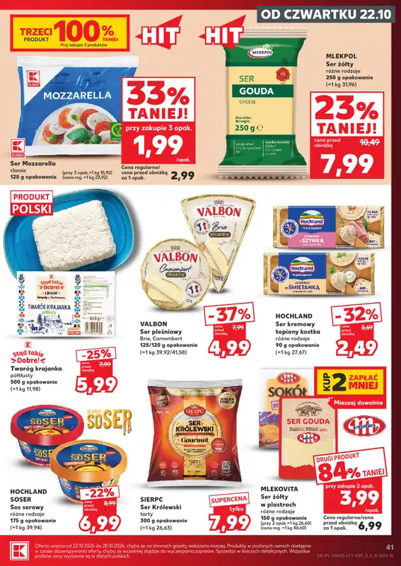 Kaufland - gazetka promocyjna Gazetka Tygodnia od czwartku 22.10 do środy 28.10 - strona 41