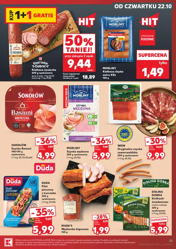 Kaufland - gazetka promocyjna Gazetka Tygodnia od czwartku 22.10 do środy 28.10 - strona 35