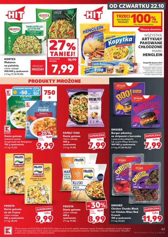 Kaufland - gazetka promocyjna Gazetka Tygodnia od czwartku 22.10 do środy 28.10 - strona 43