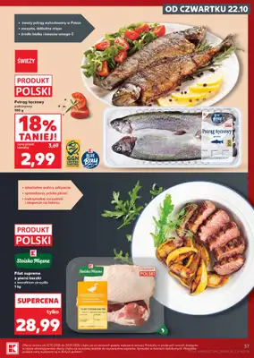 Kaufland - gazetka promocyjna Gazetka Tygodnia od czwartku 22.10 do środy 28.10 - strona 37