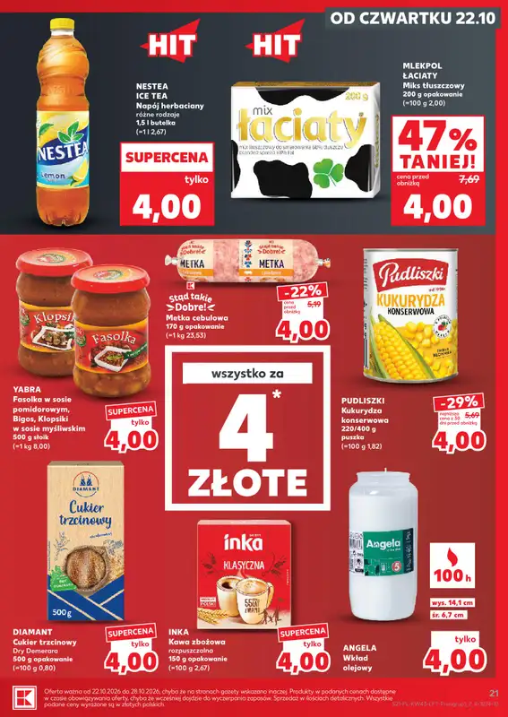 Kaufland - gazetka promocyjna Gazetka Tygodnia od czwartku 22.10 do środy 28.10 - strona 21