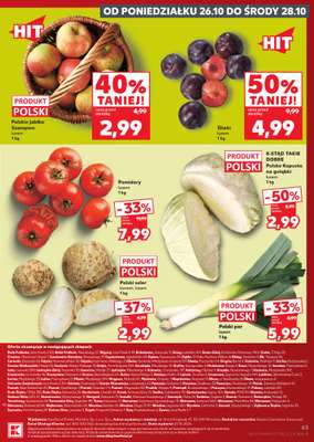 Kaufland - gazetka promocyjna Gazetka Tygodnia od czwartku 22.10 do środy 28.10 - strona 63