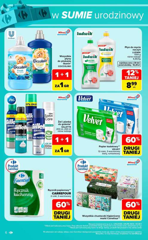 Carrefour Market - gazetka promocyjna Gazetka w sumie od czwartku weekend okazji od czwartku 22.10 do soboty 24.10 - strona 6
