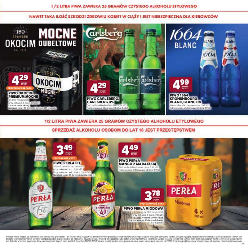Stokrotka - gazetka promocyjna Jesienne inspiracje od wtorku 20.10 do środy 28.10 - strona 23