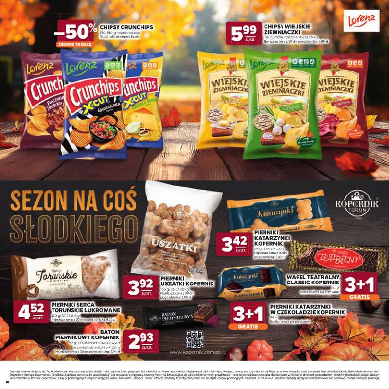 Stokrotka - gazetka promocyjna Jesienne inspiracje od wtorku 20.10 do środy 28.10 - strona 18