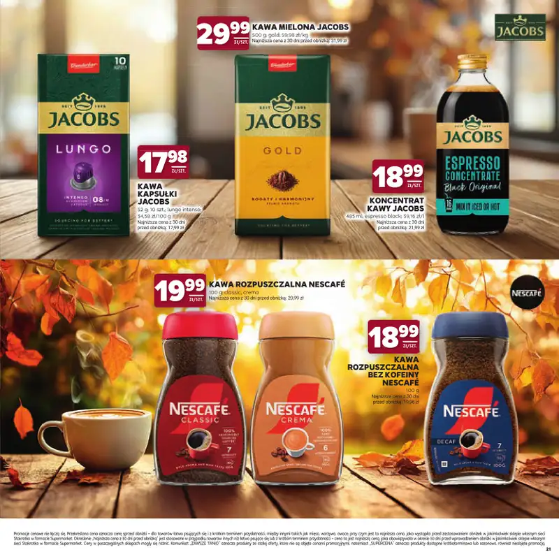 Stokrotka - gazetka promocyjna Jesienne inspiracje od wtorku 20.10 do środy 28.10 - strona 21