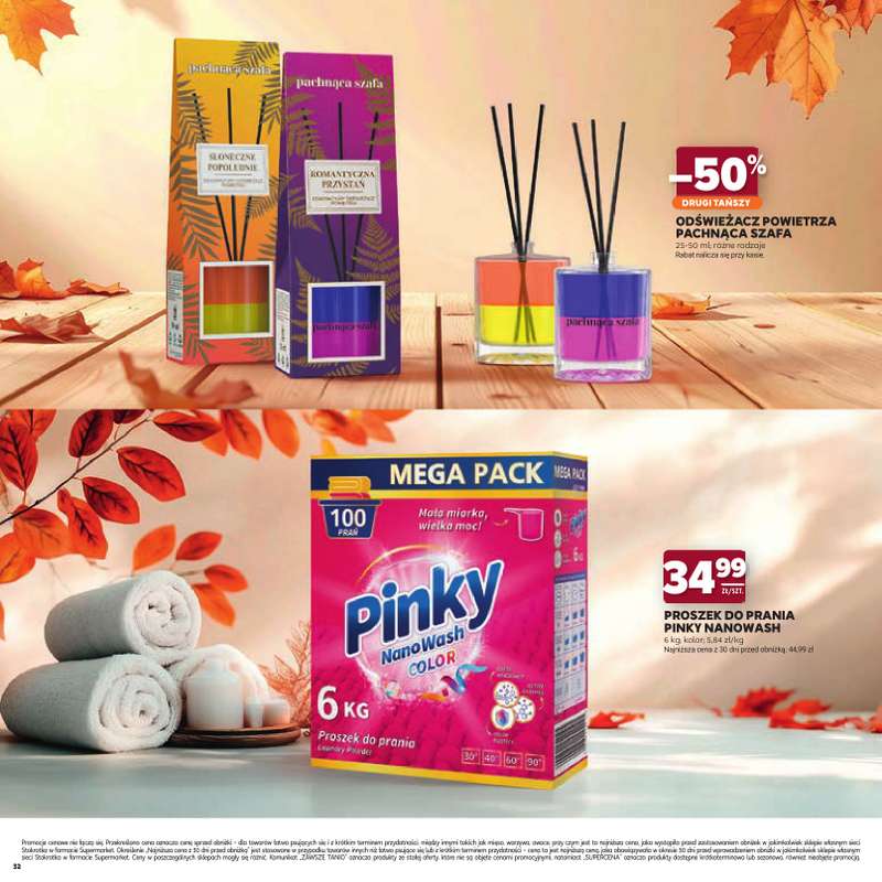 Stokrotka - gazetka promocyjna Jesienne inspiracje od wtorku 20.10 do środy 28.10 - strona 32