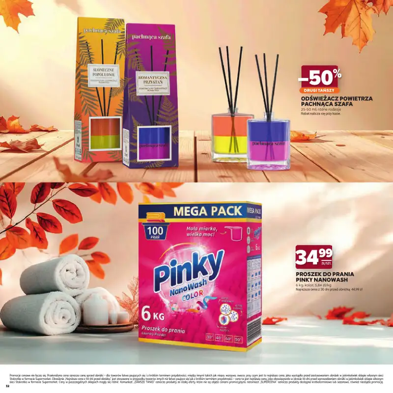 Stokrotka - gazetka promocyjna Jesienne inspiracje od wtorku 20.10 do środy 28.10 - strona 32