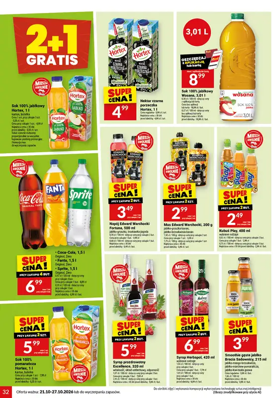 Twój Market - gazetka promocyjna Gazetka od środy 21.10 do wtorku 27.10 - strona 32