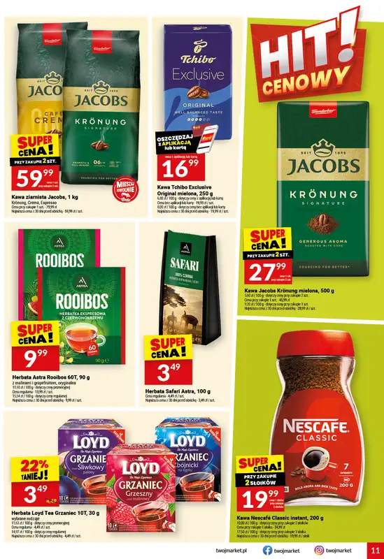 Twój Market - gazetka promocyjna Gazetka od środy 21.10 do wtorku 27.10 - strona 11