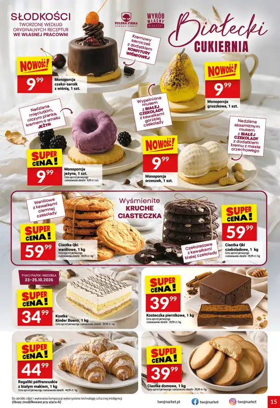Twój Market - gazetka promocyjna Gazetka od środy 21.10 do wtorku 27.10 - strona 15