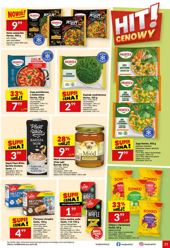 Twój Market - gazetka promocyjna Gazetka od środy 21.10 do wtorku 27.10 - strona 31