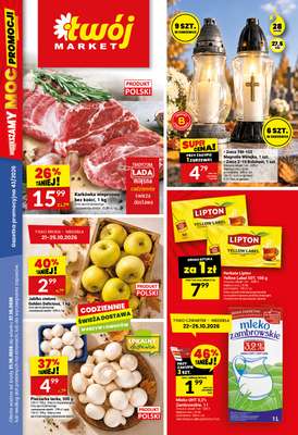 Twój Market - gazetka promocyjna Gazetka od środy 21.10 do wtorku 27.10