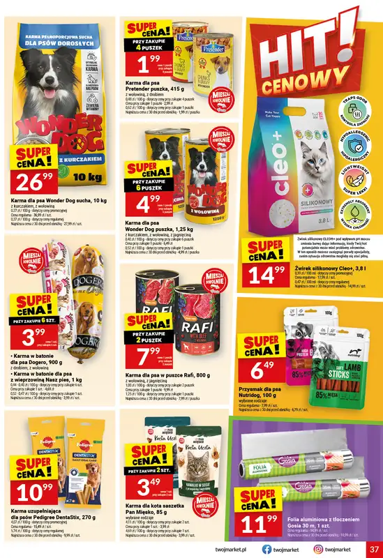 Twój Market - gazetka promocyjna Gazetka od środy 21.10 do wtorku 27.10 - strona 37