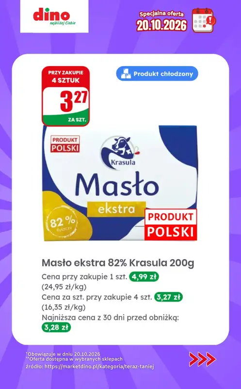 Dino - gazetka promocyjna Specjalna oferta na 20.10.2026 - promocje spoza gazetki od wtorku 20.10 do wtorku 20.10 - strona 3