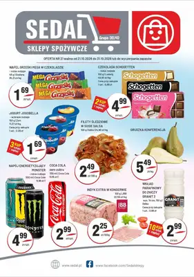 Sedal - gazetka promocyjna Gazetka od środy 21.10 do soboty 31.10