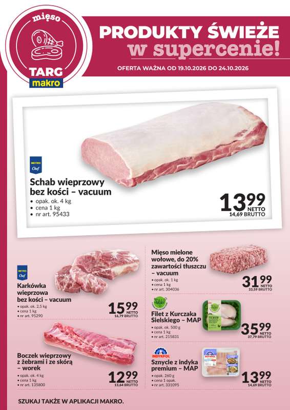 Makro - gazetka promocyjna Targ MAKRO - oferta świeża w super cenach! od wtorku 20.10 do soboty 24.10 - strona 2