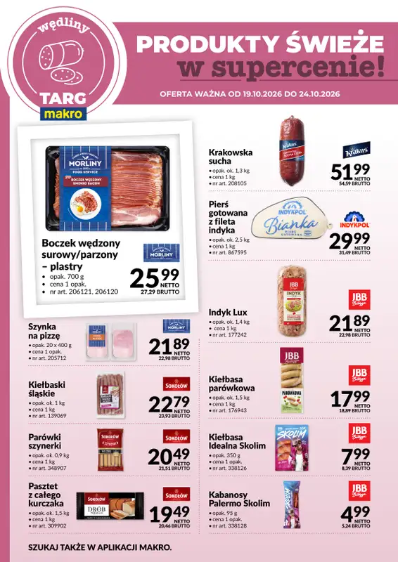 Makro - gazetka promocyjna Targ MAKRO - oferta świeża w super cenach! od wtorku 20.10 do soboty 24.10 - strona 3