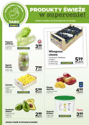 Makro - gazetka promocyjna Targ MAKRO - oferta świeża w super cenach! od wtorku 20.10 do soboty 24.10 - strona 5