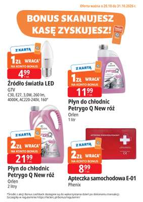 Leclerc - gazetka promocyjna Bonus skanujesz, kasę zyskujesz od wtorku 20.10 do soboty 31.10