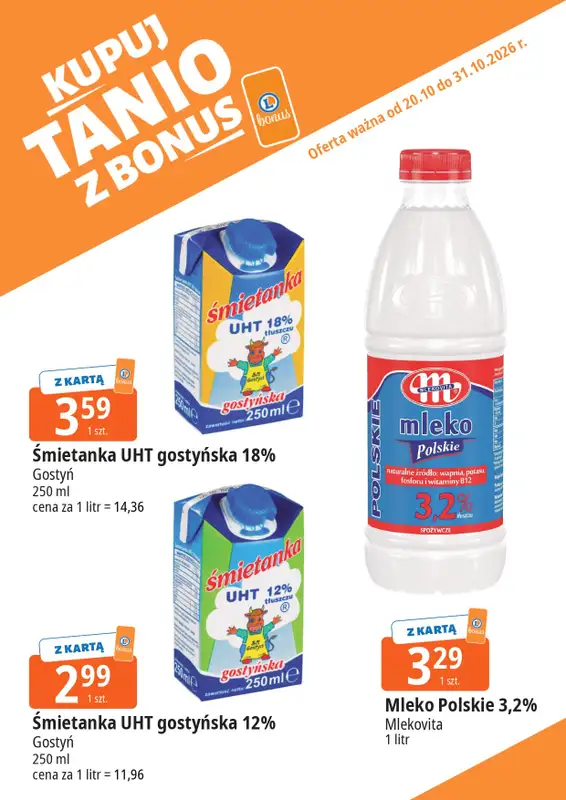 Leclerc - gazetka promocyjna Kupuj tanio z Bonus od wtorku 20.10 do soboty 31.10 - strona 15