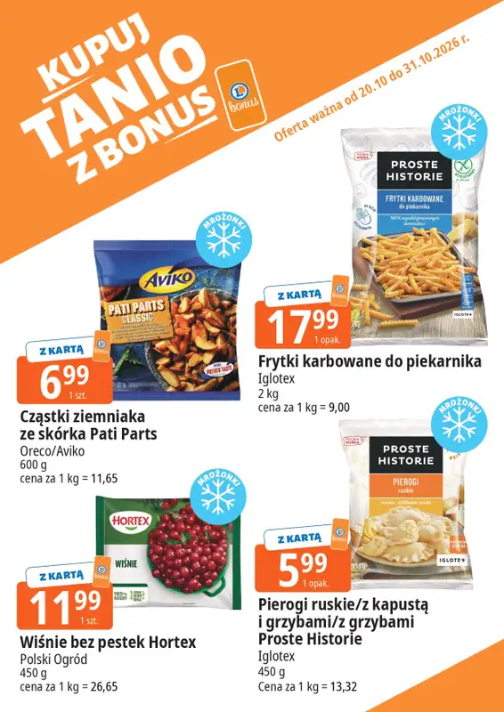 Leclerc - gazetka promocyjna Kupuj tanio z Bonus od wtorku 20.10 do soboty 31.10 - strona 4