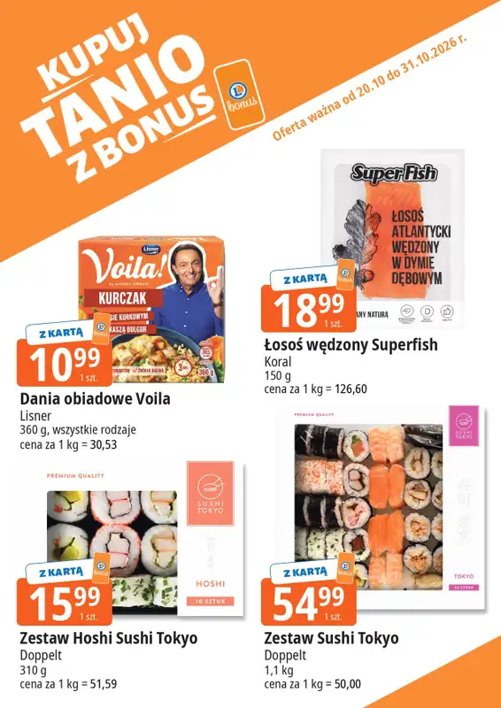 Leclerc - gazetka promocyjna Kupuj tanio z Bonus od wtorku 20.10 do soboty 31.10 - strona 5